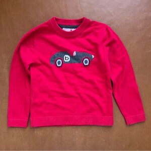 BOBOLI Red Knit Car Sweater, 3 (98cm)